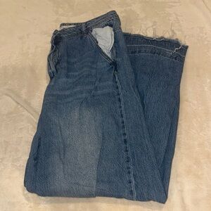 Wide legged Women's Blue Denim Jeans